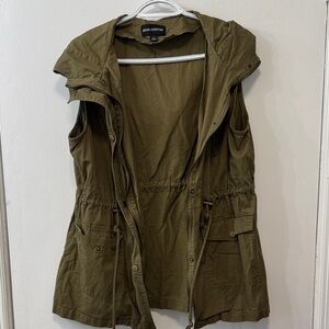 Zenana Outfitters Khaki Utility Jacket